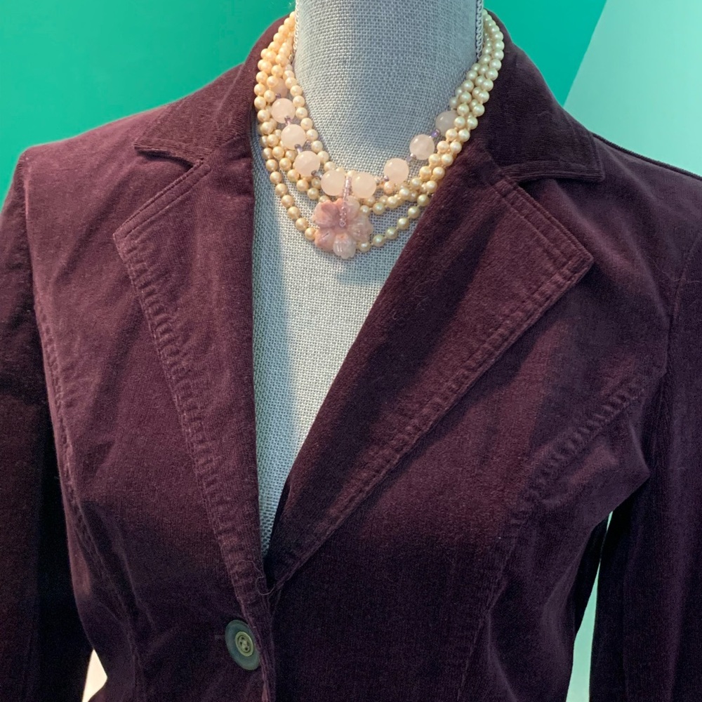 CHARTER CLUB Velvet blazer